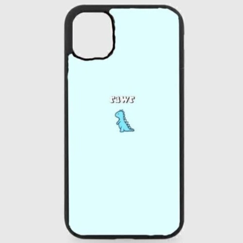 Blue dinosaur rawr phone case